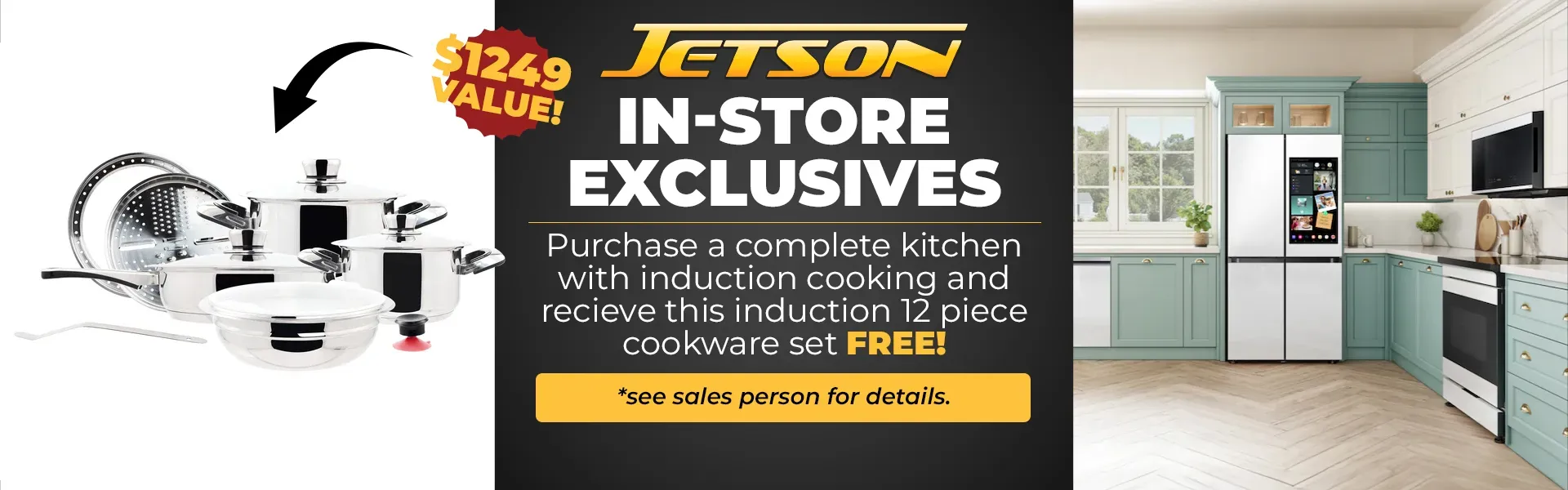 Exclusive in store savings